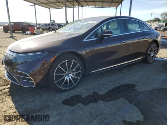 ✅ 2023 Mercedes-Benz EQS 580 • VIN: W1KCG4EBXPA040770 • Лот: 43034264. Опубликован ранее на Copart с пробегом Не указан. Бесплатный доступ к архиву аукционных продаж из США и подробный отчёт об истории автомобиля на DreamBid. Изображение 1.