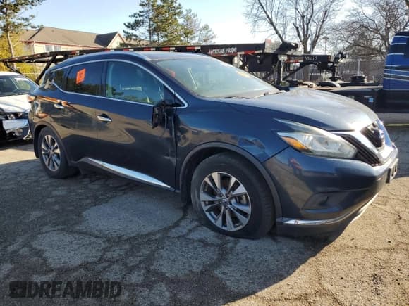 ✅ 2015 Nissan Murano SL • VIN: 5N1AZ2MH9FN266288 • Lot: 87011135. Listed on Copart with 143,648 mi. Free auction sales archive from the USA and detailed vehicle history report at DreamBid. Image 4.