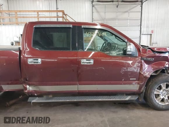 ✅ 2016 Ford F-150 Lariat • VIN: 1FTFW1EG8GKG00283 • Lot: 43237609. Listed on IAAI with 177,520 mi. Free auction sales archive from the USA and detailed vehicle history report at DreamBid. Image 14.