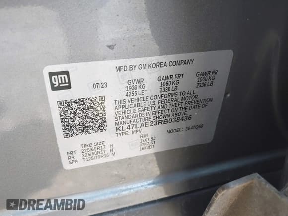 ✅ 2024 Buick Envista Preferred • VIN: KL47LAE23RB038436 • Lot: 42744386. Wystawiony na IAAI z przebiegiem 21 254 mil. Bezpłatny archiwum sprzedaży aukcyjnych z USA i szczegółowy raport historii pojazdu na DreamBid. Zdjęcie 9.
