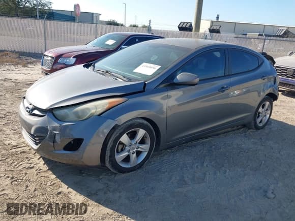 ✅ 2013 Hyundai Elantra GLS • VIN: 5NPDH4AE3DH339209 • Lot: 43569058. Listed on IAAI with 74,726 mi. Free auction sales archive from the USA and detailed vehicle history report at DreamBid. Image 2.