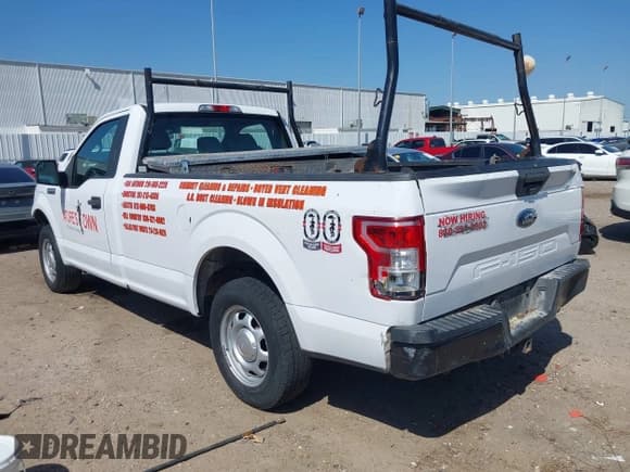 ✅ 2019 Ford F-150 XL • VIN: 1FTMF1CBXKKD47748 • Lot: 41983277. Listed on IAAI with 120,933 mi. Free auction sales archive from the USA and detailed vehicle history report at DreamBid. Image 3.