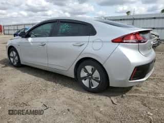 2017 Hyundai Ioniq Blue with VIN KMHC65LC8HU025307, listed as a Copart auction lot 40568614 with 123,387 mi miles and . Bid and sale history available at DreamBid. Image 2.