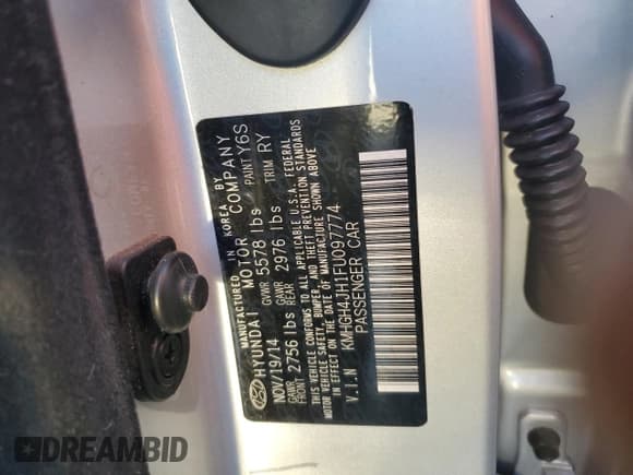 ✅ 2015 Hyundai Equus Ultimate • VIN: KMHGH4JH1FU097774 • Лот: 75413664. Опубликован ранее на Copart с пробегом 69 282 миль. Бесплатный доступ к архиву аукционных продаж из США и подробный отчёт об истории автомобиля на DreamBid. Изображение 13.