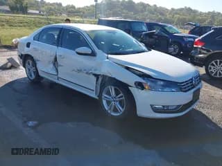 ✅ 2012 Volkswagen Passat SE • VIN: 1VWBN7A30CC019496 • Lot: 43513262. Listed on IAAI with 200,481 mi. Free auction sales archive from the USA and detailed vehicle history report at DreamBid. Image 1.