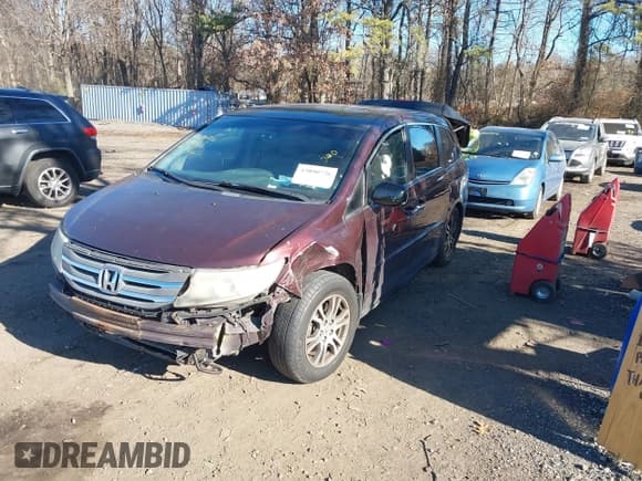 ✅ 2012 Honda Odyssey EX-L • VIN: 5FNRL5H66CB045938 • Lot: 43890726. Listed on IAAI with 240,906 mi. Free auction sales archive from the USA and detailed vehicle history report at DreamBid. Image 17.