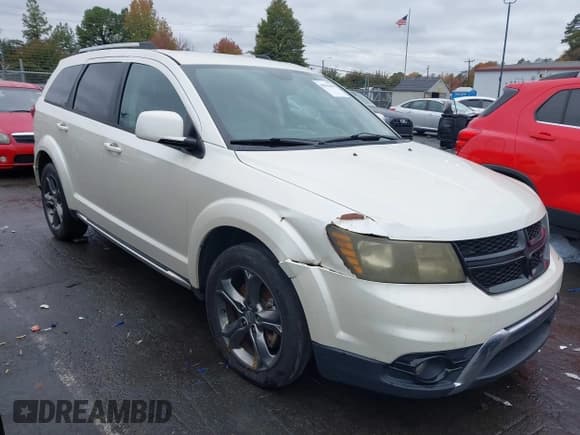 ✅ 2017 Dodge Journey Crossroad • VIN: 3C4PDCGB2HT581284 • Лот: 43551450. Опубликован ранее на IAAI с пробегом 143 639 миль. Бесплатный доступ к архиву аукционных продаж из США и подробный отчёт об истории автомобиля на DreamBid. Изображение 1.