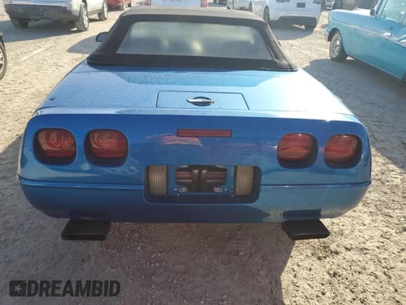 1993 Chevrolet Corvette with VIN 1G1YY33P5P5105385, listed as a Copart auction lot 78373004 with 56,842 mi miles and Salvage title. Bid and sale history available at DreamBid. Image 6.