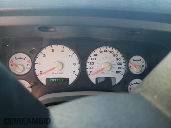 ✅ 2004 Dodge 1500 SLT • VIN: 1D7HA16D04J225461 • Лот: 79728974. Опубликован ранее на Copart с пробегом 284 794 миль. Бесплатный доступ к архиву аукционных продаж из США и подробный отчёт об истории автомобиля на DreamBid. Изображение 9.