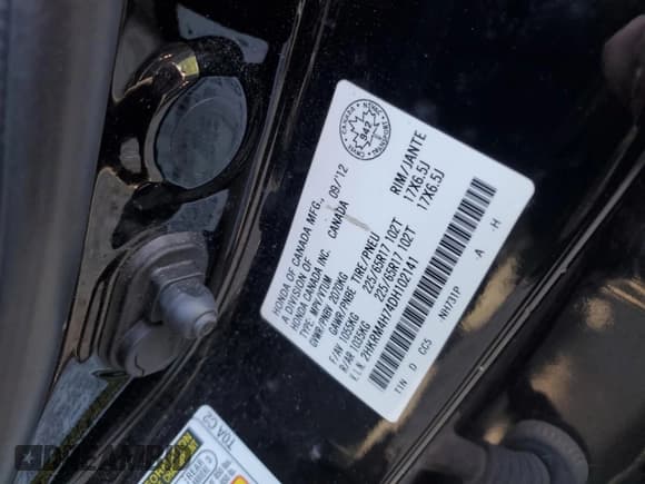 ✅ 2013 Honda CR-V EX-L • VIN: 2HKRM4H74DH102141 • Lot: 71571125. Listed on Copart with Not provided. Free auction sales archive from the USA and detailed vehicle history report at DreamBid. Image 14.