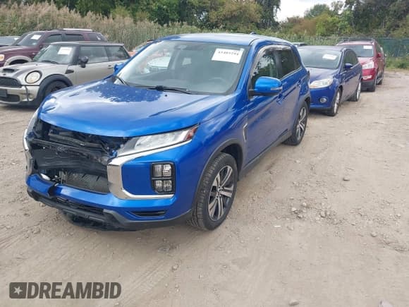 ✅ 2020 Mitsubishi Outlander ES • VIN: JA4AR3AU7LU003336 • Lot: 43403294. Listed on IAAI with 77,552 mi. Free auction sales archive from the USA and detailed vehicle history report at DreamBid. Image 2.