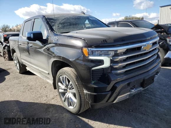 ✅ 2025 Chevrolet Silverado 1500 High Country • VIN: 1GCUKJE89SZ102539 • Lot: 43957545. Listed on Copart with 5,053 mi. Free auction sales archive from the USA and detailed vehicle history report at DreamBid. Image 4.