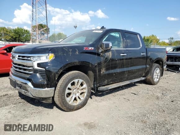 ✅ 2024 Chevrolet Silverado 1500 LTZ • VIN: 1GCUDGED6RZ242536 • Лот: 85079535. Опубликован ранее на Copart с пробегом 7 200 миль. Бесплатный доступ к архиву аукционных продаж из США и подробный отчёт об истории автомобиля на DreamBid. Изображение 1.