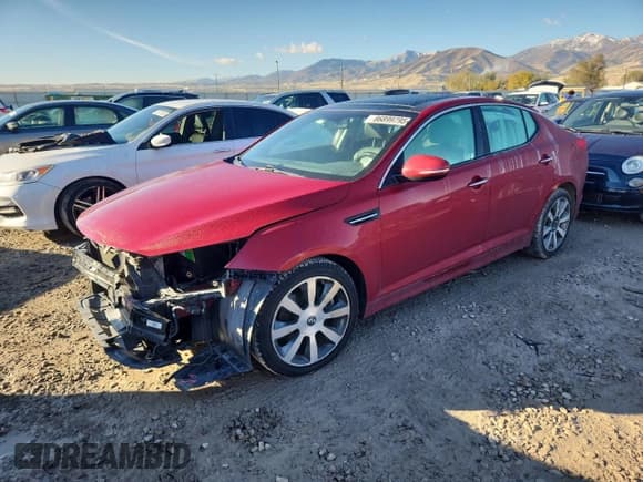 ✅ 2012 Kia Optima SX • VIN: 5XXGR4A65CG083779 • Lot: 86899795. Listed on Copart with 117,406 mi. Free auction sales archive from the USA and detailed vehicle history report at DreamBid. Image 1.