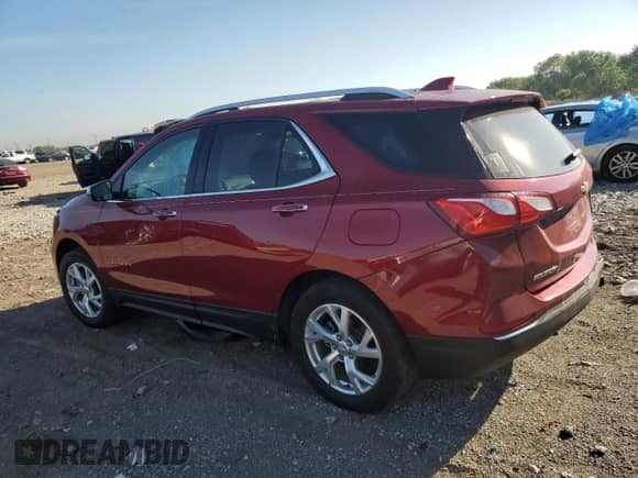 2020 Chevrolet Equinox Premier z VIN 3GNAXXEV9LS662029, wystawiony jako Copart lot #81229335 z przebiegiem 36 083 mil mil oraz Szkoda całkowita • Salvage title. Historia ofert i sprzedaży dostępna na DreamBid. Obrazek 2.