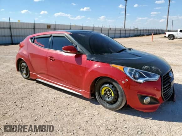 2016 Hyundai Veloster Turbo z VIN KMHTC6AE9GU292537, wystawiony jako Copart lot #84834555 z przebiegiem 81 405 mil mil oraz Szkoda całkowita • Salvage title. Historia ofert i sprzedaży dostępna na DreamBid. Obrazek 4.