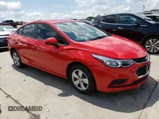✅ 2018 Chevrolet Cruze LS • VIN: 1G1BC5SM4J7231126 • Lot: 48062453. Listed on Copart with 16,210 mi. Free auction sales archive from the USA and detailed vehicle history report at DreamBid. Image 4.