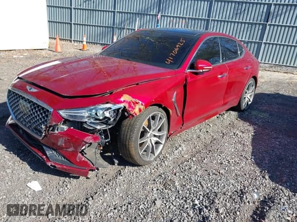 ✅ 2019 Genesis G70 Advanced • VIN: KMTG44LA7KU026820 • Лот: 41706925. Опубликован ранее на IAAI с пробегом 56 584 миль. Бесплатный доступ к архиву аукционных продаж из США и подробный отчёт об истории автомобиля на DreamBid. Изображение 2.