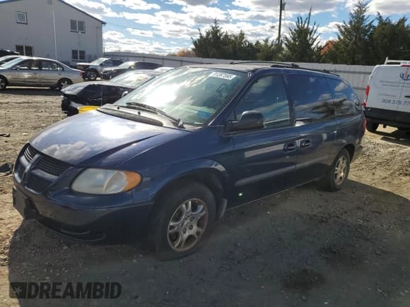 ✅ 2003 Dodge Caravan EX • VIN: 2D4GP74L83R201150 • Лот: 91287595. Опубликован ранее на Copart с пробегом 160 784 миль. Бесплатный доступ к архиву аукционных продаж из США и подробный отчёт об истории автомобиля на DreamBid. Изображение 1.