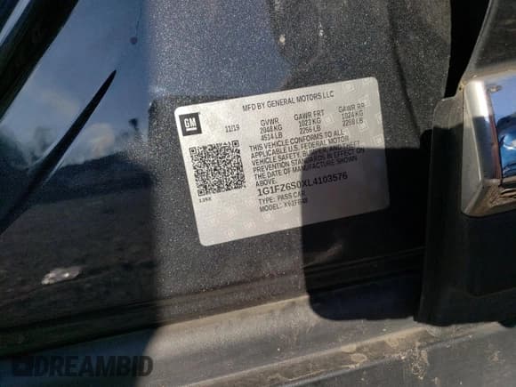 ✅ 2020 Chevrolet Bolt EV Premier • VIN: 1G1FZ6S0XL4103576 • Lot: 86650144. Wystawiony na Copart z przebiegiem 31 372 mil. Bezpłatny archiwum sprzedaży aukcyjnych z USA i szczegółowy raport historii pojazdu na DreamBid. Zdjęcie 12.