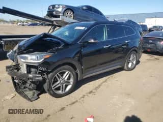 2017 Hyundai Santa Fe Limited Ultimate z VIN KM8SRDHF9HU204908, wystawiony jako Copart lot #84879375 z przebiegiem 92 781 mil mil oraz Czysty tytuł • Clean title. Historia ofert i sprzedaży dostępna na DreamBid. Obrazek 1.