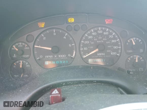 ✅ 2003 Chevrolet S-10 LS • VIN: 1GCDT13X73K175068 • Лот: 82973074. Опубликован ранее на Copart с пробегом 148 531 миль. Бесплатный доступ к архиву аукционных продаж из США и подробный отчёт об истории автомобиля на DreamBid. Изображение 9.