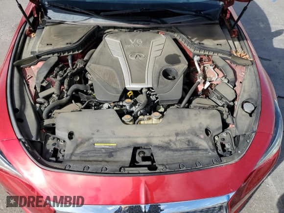 ✅ 2017 Infiniti Q60 Red Sport 400 • VIN: JN1FV7EL3HM701520 • Lot: 57169565. Listed on Copart with 103,761 mi. Free auction sales archive from the USA and detailed vehicle history report at DreamBid. Image 11.