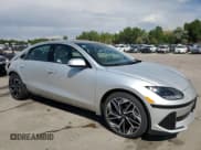 ✅ 2023 Hyundai Ioniq 6 Limited • VIN: KMHM54AC7PA041518 • Lot: 63621695. Listed on Copart with 18,835 mi. Free auction sales archive from the USA and detailed vehicle history report at DreamBid. Image 4.