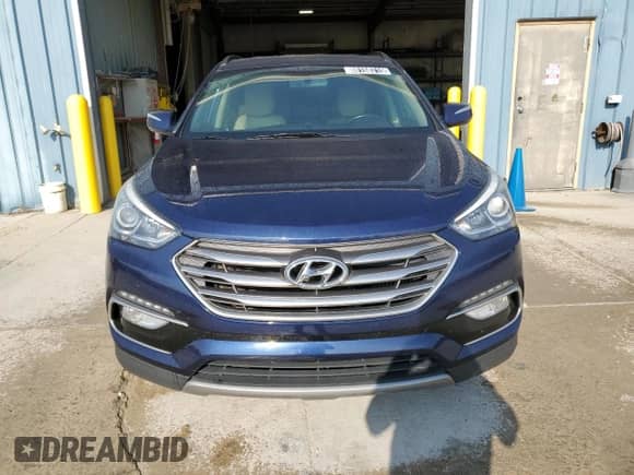 2017 Hyundai Santa Fe 2.0T with VIN 5XYZUDLA4HG478449, listed as a Copart auction lot 80158215 with 130,566 mi miles and Clean title. Bid and sale history available at DreamBid. Image 5.