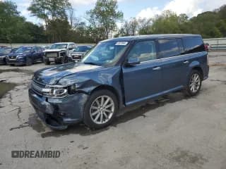 ✅ 2018 Ford Flex Limited • VIN: 2FMHK6D87JBA06454 • Лот: 83873955. Опубликован ранее на Copart с пробегом 92 874 миль. Бесплатный доступ к архиву аукционных продаж из США и подробный отчёт об истории автомобиля на DreamBid. Изображение 1.