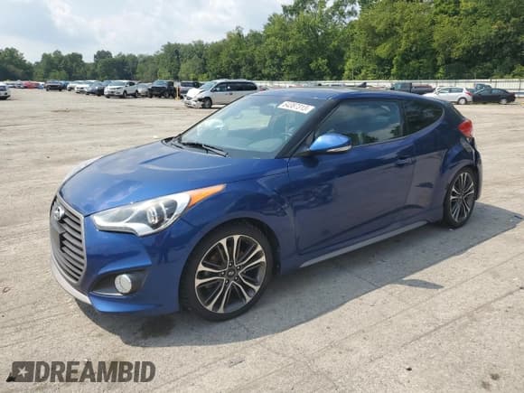 ✅ 2016 Hyundai Veloster Turbo • VIN: KMHTC6AE3GU278777 • Lot: 64387313. Wystawiony na Copart z przebiegiem 95 982 mil. Bezpłatny archiwum sprzedaży aukcyjnych z USA i szczegółowy raport historii pojazdu na DreamBid. Zdjęcie 1.