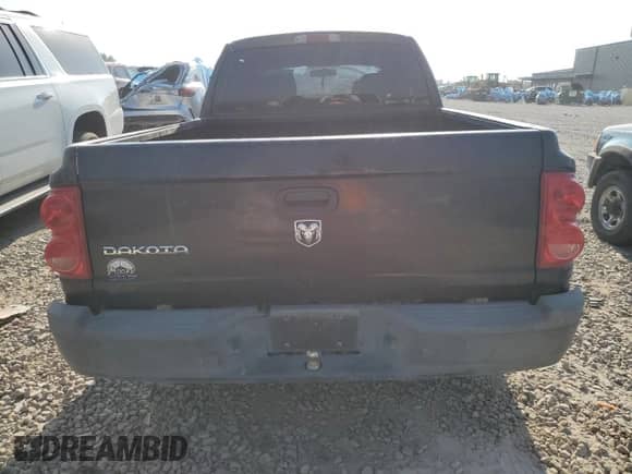2008 Dodge Dakota Bighorn/Lonestar with VIN 1D7HE38K28S557574, listed as a Copart auction lot 65429424 with 113,032 mi miles and Salvage title. Bid and sale history available at DreamBid. Image 6.
