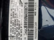 ✅ 1992 Honda Accord LX • VIN: 1HGCB9856NA008716 • Lot: 87324824. Listed on Copart with 181,735 mi. Free auction sales archive from the USA and detailed vehicle history report at DreamBid. Image 15.