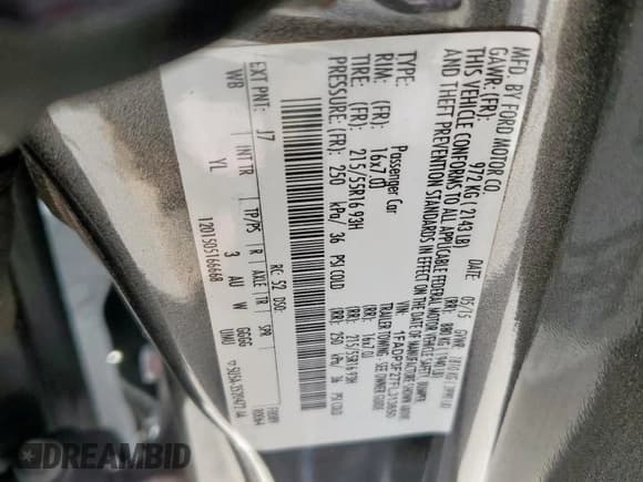 ✅ 2015 Ford Focus SE • VIN: 1FADP3F27FL313650 • Lot: 57183745. Wystawiony na Copart z przebiegiem 95 413 mil. Bezpłatny archiwum sprzedaży aukcyjnych z USA i szczegółowy raport historii pojazdu na DreamBid. Zdjęcie 12.