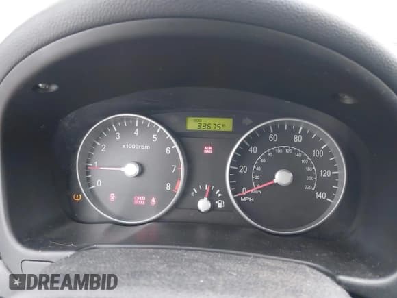 ✅ 2009 Hyundai Accent Auto GS • VIN: KMHCM36C99U137766 • Lot: 43848480. Listed on IAAI with 33,674 mi. Free auction sales archive from the USA and detailed vehicle history report at DreamBid. Image 7.