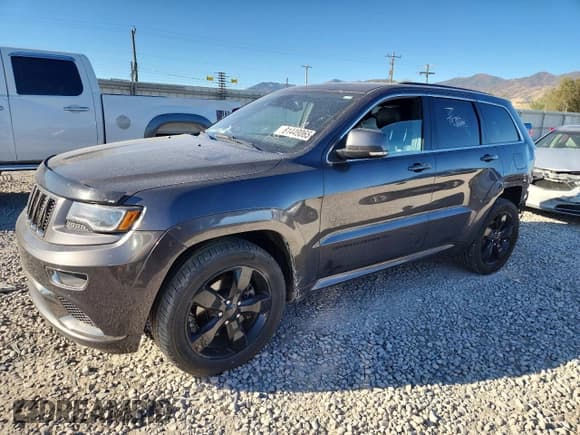 ✅ 2016 Jeep Grand Cherokee Overland • VIN: 1C4RJFCM1GC377936 • Лот: 81449065. Опубликован ранее на Copart с пробегом 120 309 миль. Бесплатный доступ к архиву аукционных продаж из США и подробный отчёт об истории автомобиля на DreamBid. Изображение 1.
