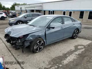 2022 Hyundai Elantra Limited with VIN KMHLN4AJXNU020846, listed as a Copart auction lot 57967745 with 42,692 mi miles and Salvage title. Bid and sale history available at DreamBid. Image 1.