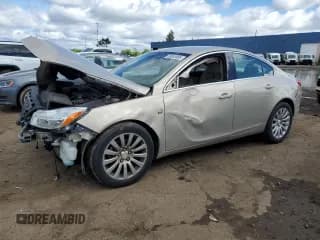 ✅ 2011 Buick Regal CXL RL1 • VIN: 2G4GN5ECXB9207046 • Lot: 58045965. Listed on Copart with 129,898 mi. Free auction sales archive from the USA and detailed vehicle history report at DreamBid. Image 1.