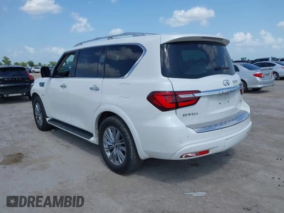 ✅ 2018 Infiniti QX80 • VIN: JN8AZ2ND4J9840270 • Lot: 42546433. Listed on IAAI with 79,686 mi. Free auction sales archive from the USA and detailed vehicle history report at DreamBid. Image 3.