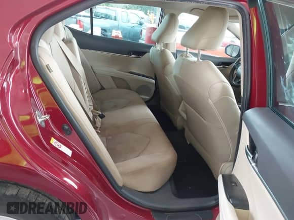 2019 Toyota Camry LE with VIN 4T1B11HK9KU681980, listed as a IAAI auction lot 43083575 with 117,268 mi miles and . Bid and sale history available at DreamBid. Image 8.