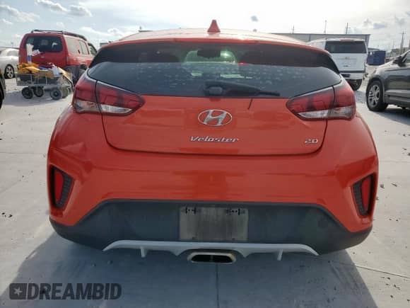 2019 Hyundai Veloster 2.0 z VIN KMHTG6AFXKU002926, wystawiony jako Copart lot #61302865 z przebiegiem 27 893 mil mil oraz Czysty tytuł • Clean title. Historia ofert i sprzedaży dostępna na DreamBid. Obrazek 6.