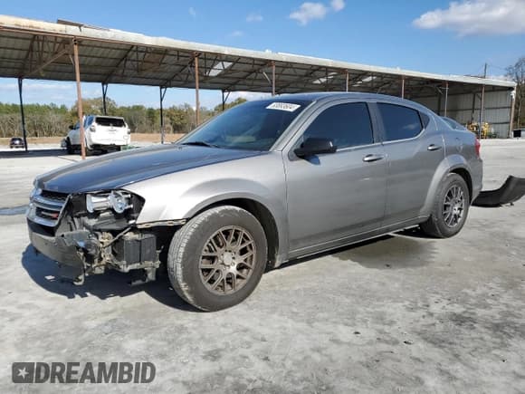 ✅ 2013 Dodge Avenger SE • VIN: 1C3CDZAB5DN596743 • Lot: 83893604. Listed on Copart with 172,529 mi. Free auction sales archive from the USA and detailed vehicle history report at DreamBid. Image 1.