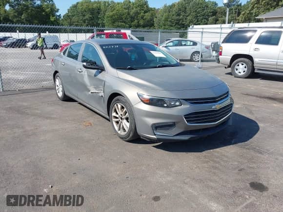 2017 Chevrolet Malibu LT with VIN 1G1ZE5ST0HF150785, listed as a IAAI auction lot 43183540 with 145,316 mi miles and . Bid and sale history available at DreamBid. Image 1.