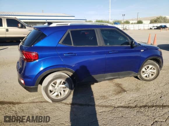 2020 Hyundai Venue SEL with VIN KMHRC8A32LU019647, listed as a Copart auction lot 74857924 with 74,363 mi miles and Salvage title. Bid and sale history available at DreamBid. Image 3.