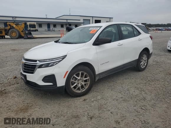 ✅ 2022 Chevrolet Equinox LS • VIN: 2GNAXSEV4N6143765 • Lot: 82361405. Listed on Copart with 59,666 mi. Free auction sales archive from the USA and detailed vehicle history report at DreamBid. Image 1.