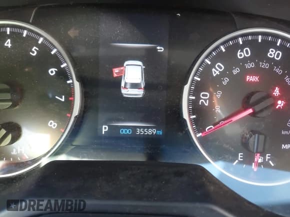 ✅ 2020 Toyota RAV4 LE • VIN: 2T3H1RFV7LC051360 • Lot: 43484159. Listed on IAAI with 35,589 mi. Free auction sales archive from the USA and detailed vehicle history report at DreamBid. Image 7.