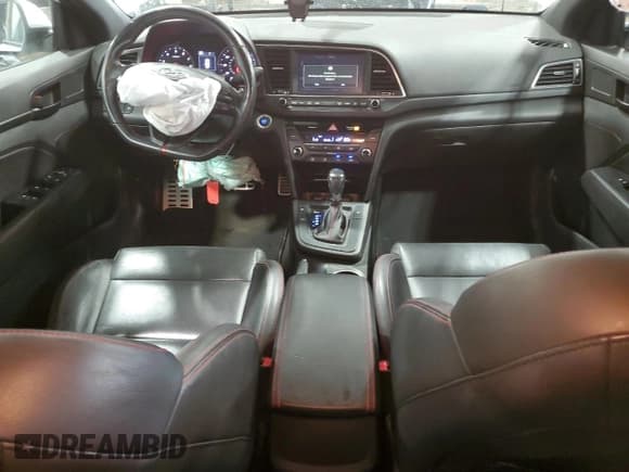 ✅ 2018 Hyundai Elantra Sport • VIN: KMHD04LB8JU504520 • Lot: 81213065. Listed on Copart with 133,312 mi. Free auction sales archive from the USA and detailed vehicle history report at DreamBid. Image 8.