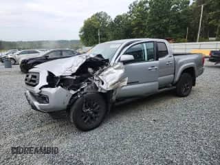 2022 Toyota Tacoma SR5 с VIN 3TMAZ5CN3NM194624, выставлен на аукционе Copart как лот 80702815 с пробегом 44 906 миль миль и Списание • Salvage title. История ставок и продаж доступна на DreamBid. Изображение 1.