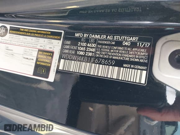 ✅ 2018 Mercedes-Benz C 300 • VIN: WDDWJ4KB1JF678659 • Lot: 42447456. Listed on IAAI with 121,936 mi. Free auction sales archive from the USA and detailed vehicle history report at DreamBid. Image 9.