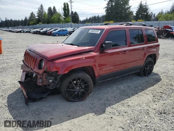 ✅ 2015 Jeep Patriot High Altitude • VIN: 1C4NJPFA3FD430246 • Lot: 56605355. Listed on Copart with 166,012 mi. Free auction sales archive from the USA and detailed vehicle history report at DreamBid. Image 1.